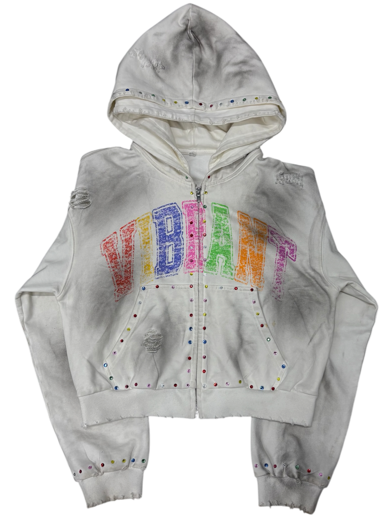 VIBRANT IMAGERY ZIP-UP